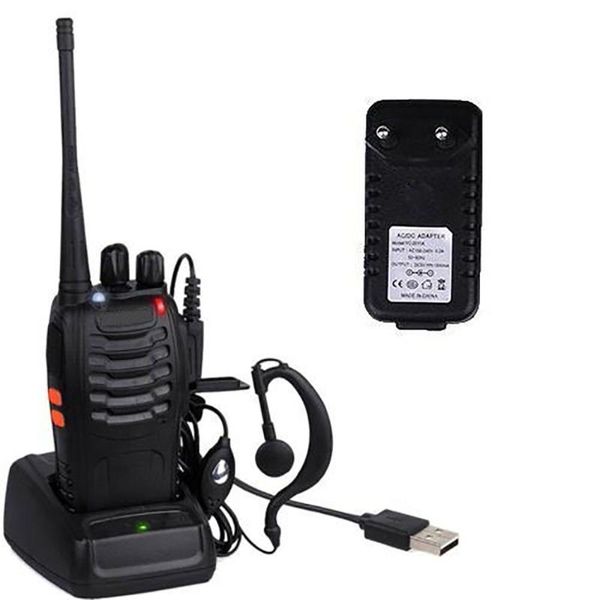 

walkie talkie baofeng bf-888s walkie-talkie 1pcs 400-470mhz 16ch dc 5v 1000ma professional radio station transceiver two way portable