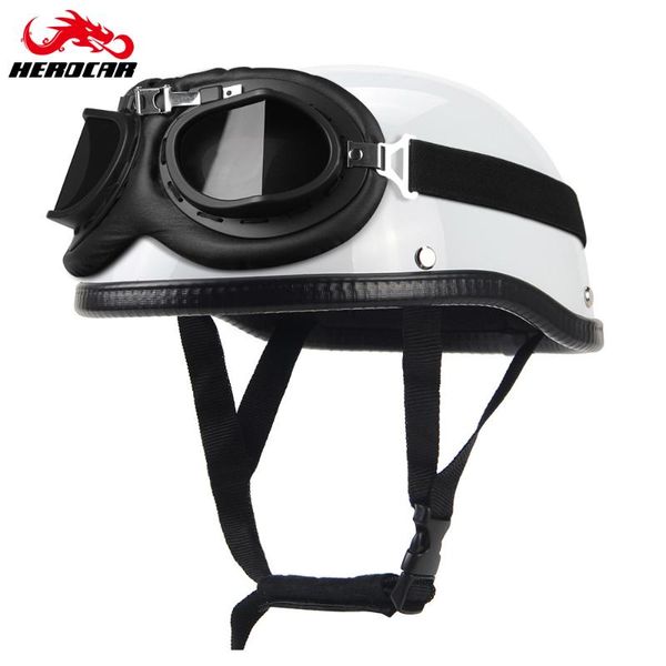 

motorcycle helmets dot certification helmet retro accessories capacete motocicleta open face half casco moto