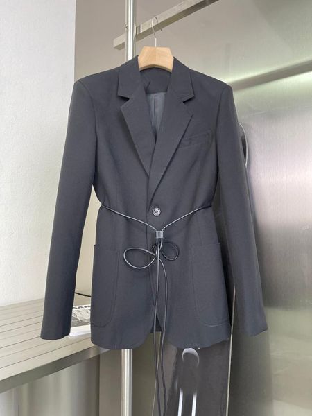 

women's suits & blazers 2021fw autumn winner women black slim blazer female casual belts jacket coat for ladies gdnz 7.06, White;black