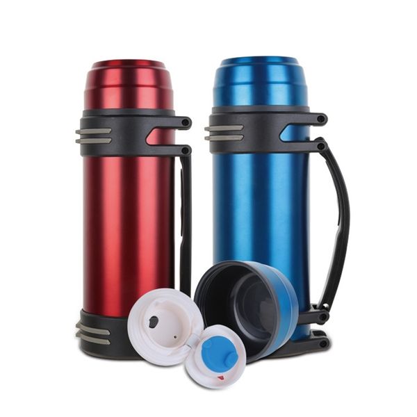 

large capacity stainless steel household outdoor mountaineering convenient thermos, sports business kettle gift2021