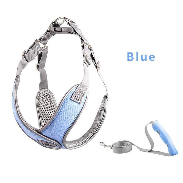 

dog collars & leashes small and medium traction rope breathable pet strap reflective vest safety belt adjustable harness supplies