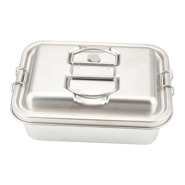 

dinnerware sets 1.8l lunch box portable vent hole design with handles microwave safe leakproof stainless steel office durable heat resistant