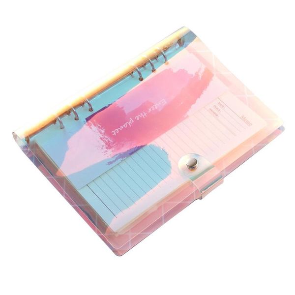 

gift wrap portable notebook dazzle color laser surface a5 beautiful colorful cover birthday