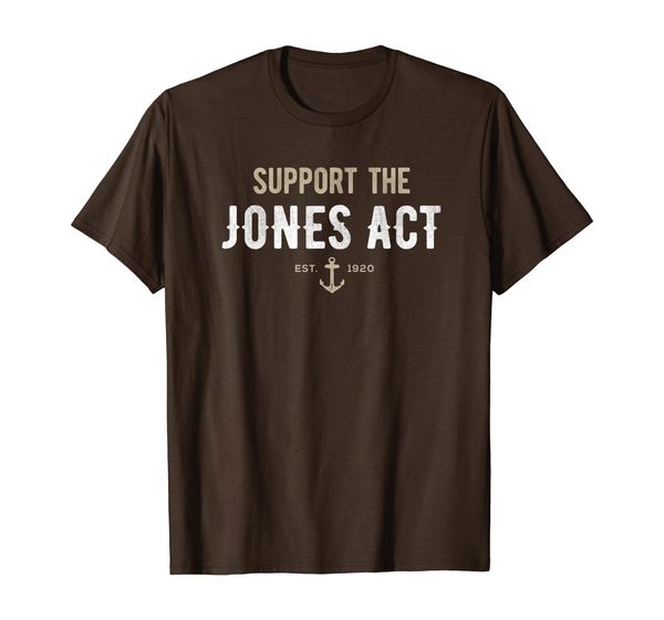 

jones act merchant marine t-shirt, White;black