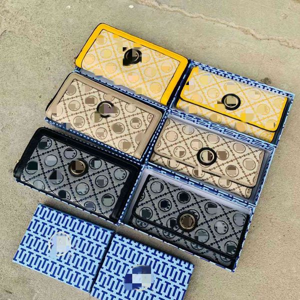 

2021 summer new fashion handbag trend jacquard letter bag certificate multi card slot good quality wallet