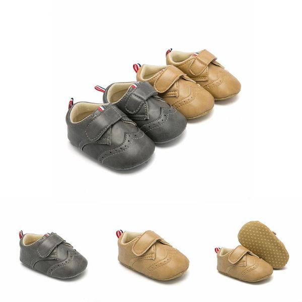 

first walkers baby toddler shoes solid color soft bottom non-slip step front