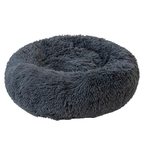 

soft pet plush round dog fashion kennel cat litter autumn and winter nest mat bed for drop shop kennels & pens