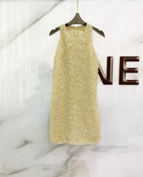 

casual dresses 2021 women fashion sleeveless round neck dress 0713, Black;gray