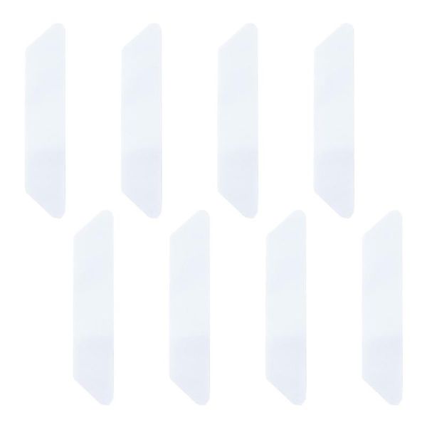 

8pcs rug gripper anti curling reusable washable bedroom non slip removable taps solid household living room fixed pu kitchen bath mats