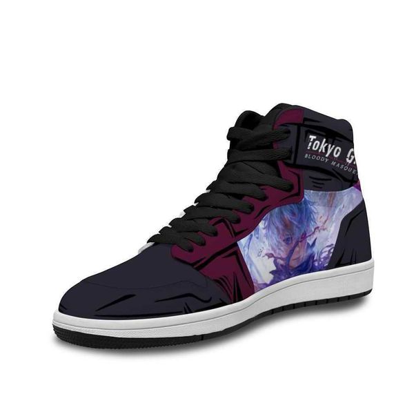 

2021 vdd2 tokyo ghoul leather basketball shoes korean style for men's soft simple human trainers