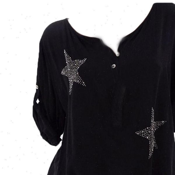

5xl plus large size summer women shirt button loose casual and blouse blusas femininas 5$, White
