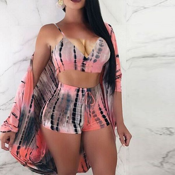 

suit 2020 fashion comfortable printed 3-piece bone swimsuit for women, White;black