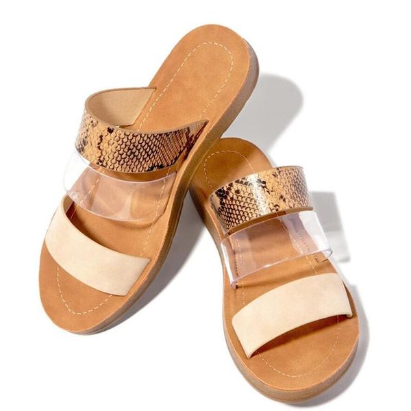 

sandals 2021 women slippers serpentine double layer flat bottom ladies beach shoes outdoor travel fashion wild, Black