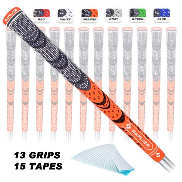 

club grips saplize golf midsize 60r full-cord rubber non-slip irons 13pcs/lot