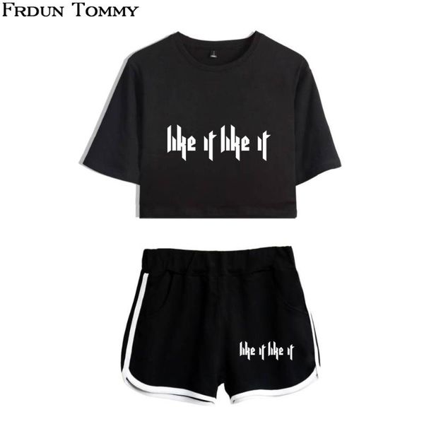 

women's two piece pants frdun women sets printed marcus &martinus short sleeve tees and for crop, White