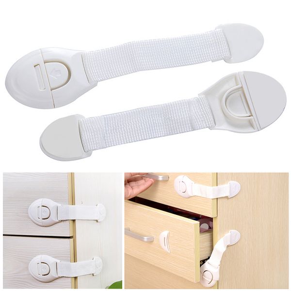 

3Pieces/Lot1/10/20pcs Child Safety Cabinet Door Refrigerator Drawer Cabinet Lock Latch Is Flexible And Suitable For Anywhere In The Corner