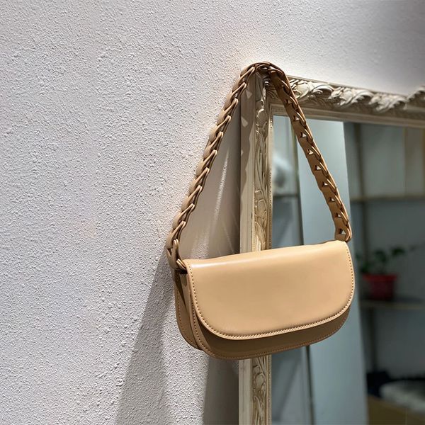 

design cowhide niche design 2021 new weaving method stick underarm leather single shoulder cross carrying hand women's bag, Red;black