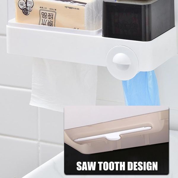 

roll paper tube household holder bathroom napkin box waterproof rack punch- tissue boxes & napkins