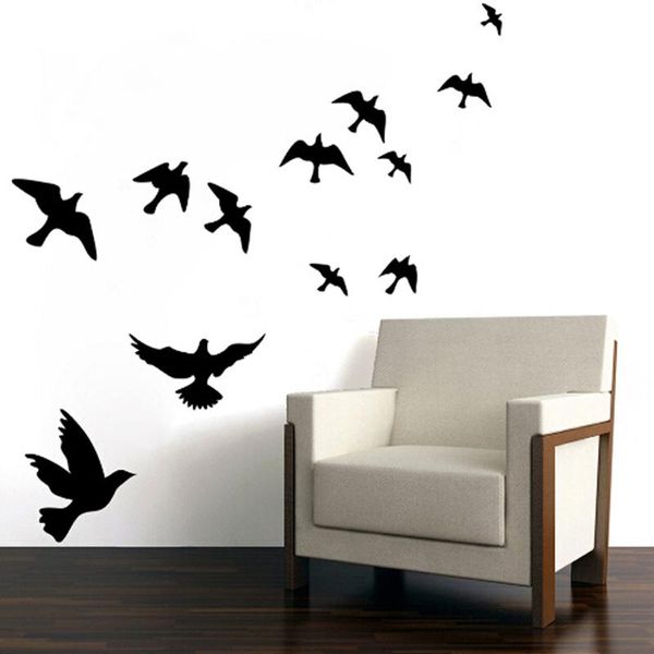 

wall stickers flying birds sticker home decor decals rooms poster wallpaper arts classical bird