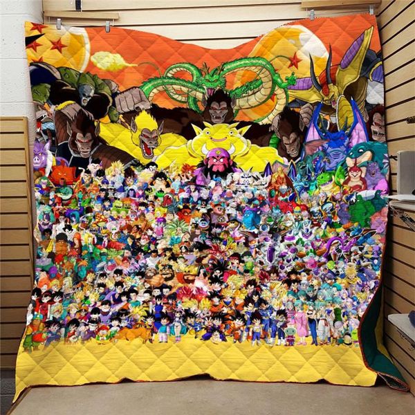 

comforters & sets 3d shenlong wukong cartoon quilt comfortable digital printed bedspread summer quilted blanket fashionable bed quilts and c