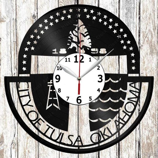 

wall clocks tulsa record clock home art decor unique design handmade original gift black exclusive fan