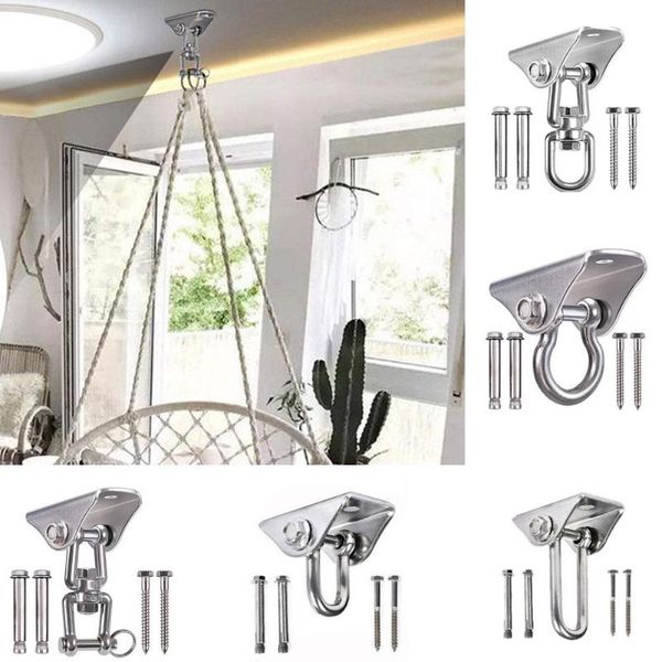 

outdoor fitness equipment stainless steel heavy duty hanger suspension hook for yoga hammock sandbag swing