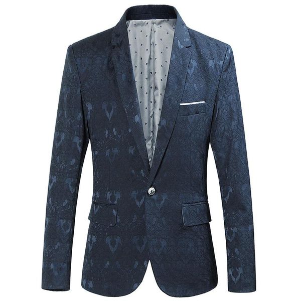 

men's suits & blazers men formal suit jackets business uniform work blazer one button solid color regular slim fit wedding for big siz, White;black