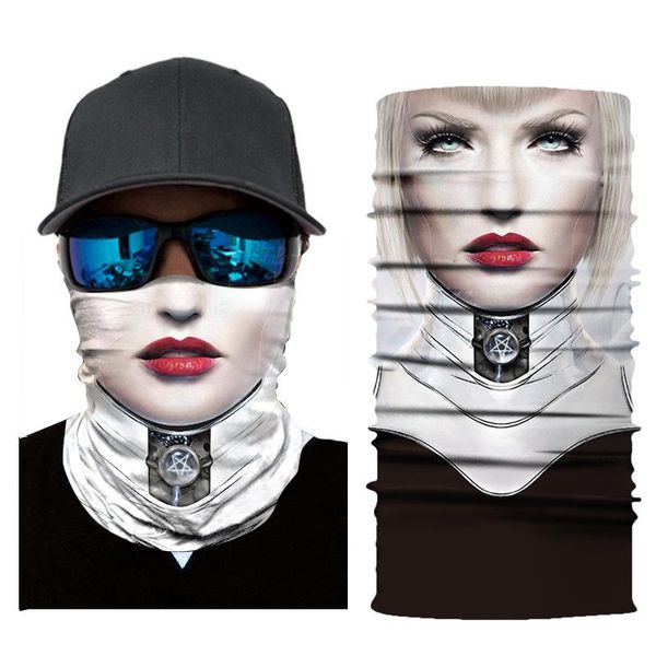 

scarves nisivey sunscreen male scarf fishing cycling leash portrait headband 3d bandana pipe thin seamless magic summer, Blue;gray