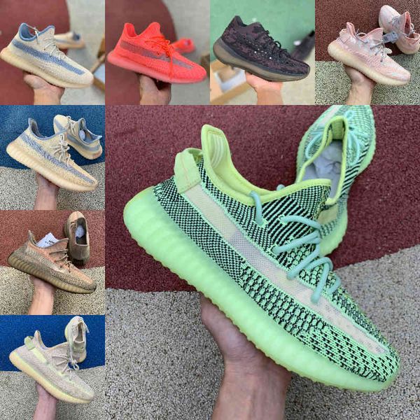 

wholesale 2021 gid glow shoes with box yeshaya earth taillight desert sage cinder yecheil designer sneakers color matching running shoes
