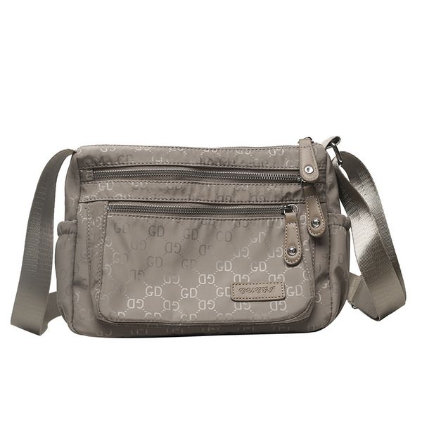 

new fashion nylon cloth single shoulder messenger bag simple multi compartment women's leisure shopping storage bag purses sale