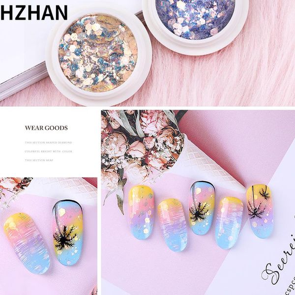 

nail art decorations tools charms luxury studio gold stickers supply nails glitter sequins, Silver;gold