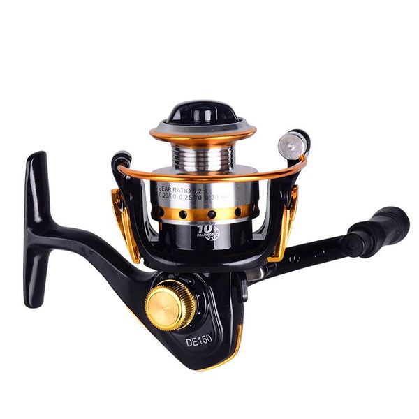 

baitcasting reels de150 mini small fishing reels10bb 5.2:1 ice spinning reel metal ocean beach reservoir pond