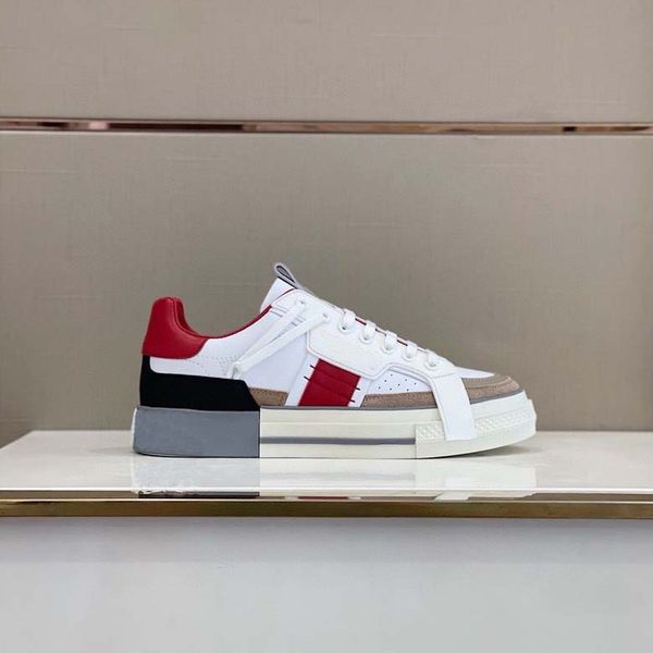 

men casual designer shoes platform sneakers white black fashion mens leather trainers jogging walking