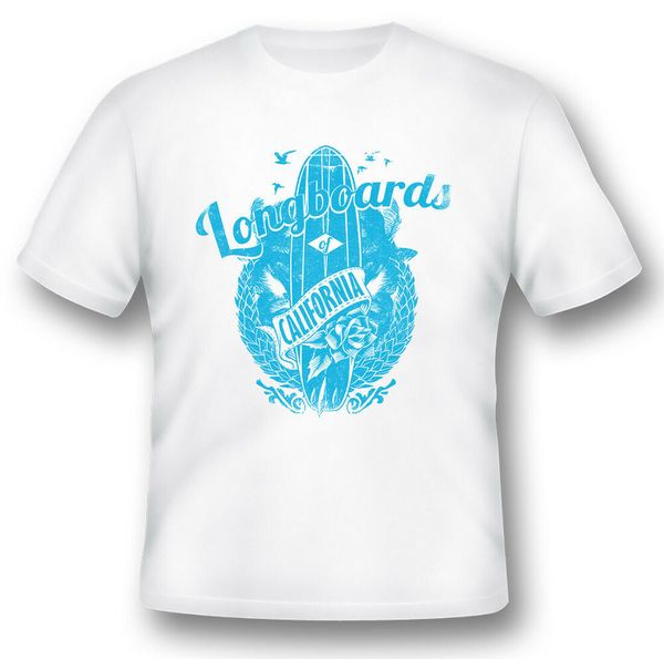 

longboards of california black or white tee skate skateboard, White;black
