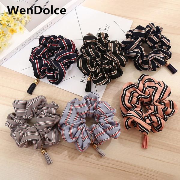 

chiffon fabric hair scrunchy ponytail holder ties gum bands beauty tool for 1
