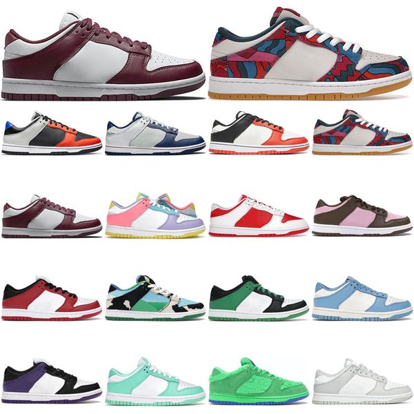 

classic men women shoes low sneakers white black grey fog unc coast green glow syracuse chunky duny michigan state mens casual jogging walki