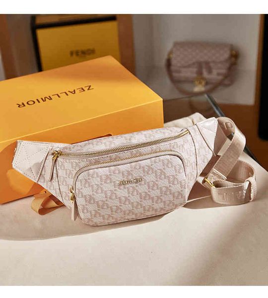 

handbag breast women's ins fashion brand sports student single shoulder leisure girl's waist small female messenger, Black;red