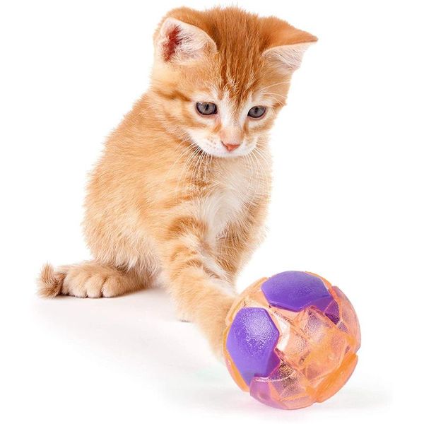 

cat toys bite resistant elastic ball molar interactive pet chew toy tpr training