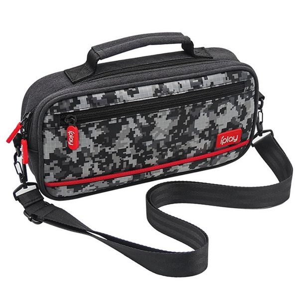 

portable game players iplay for switch camouflage storage bag cover case shockproof carrying ns console