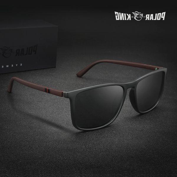 

polarking new luxury polarized sunglasses male driving shades male sun glasses vintage trip fishing classic sunglasses 400 glasses wholesale, Silver