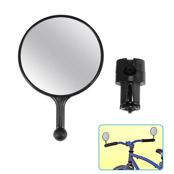 

bike groupsets 1pc round bicycle rearview handlebar mirrors mountain cycling rear view mirror wide angle accessory