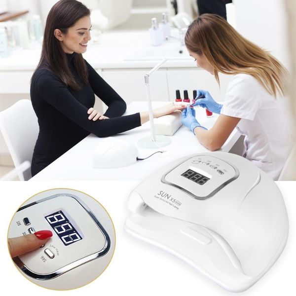 

nail dryers 150w manicure lamp art dryer removable portable intelligent induction led lamps lcd display ice for curing gels polish