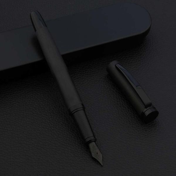 

fountain pens 2021 luxury quality 1996 pen frosted bla 0.5mm nib student office school stationery plies ink