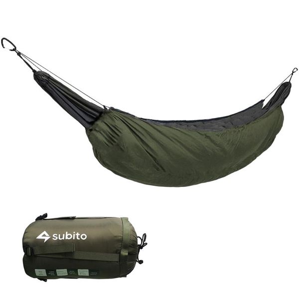 

hiking camping 230*110cm hammock underquilt thermal under blanket nylon insulation accessory for tents and shelters