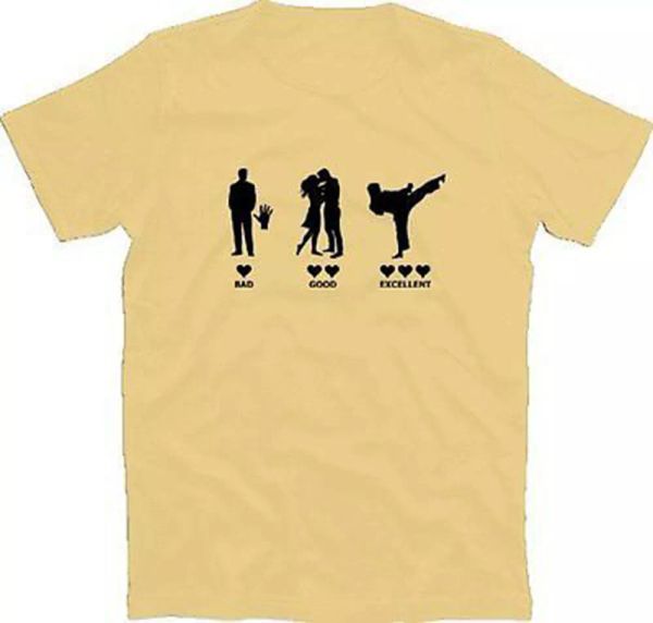 

bad good excellent karate karateka dojo t-shirt s-xxxl, White;black