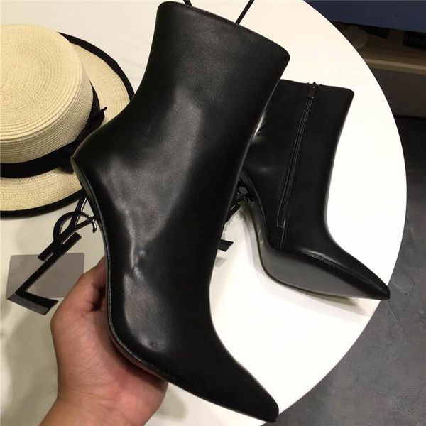 

boots for women lady autumn and winter style boot classic handmade, Black