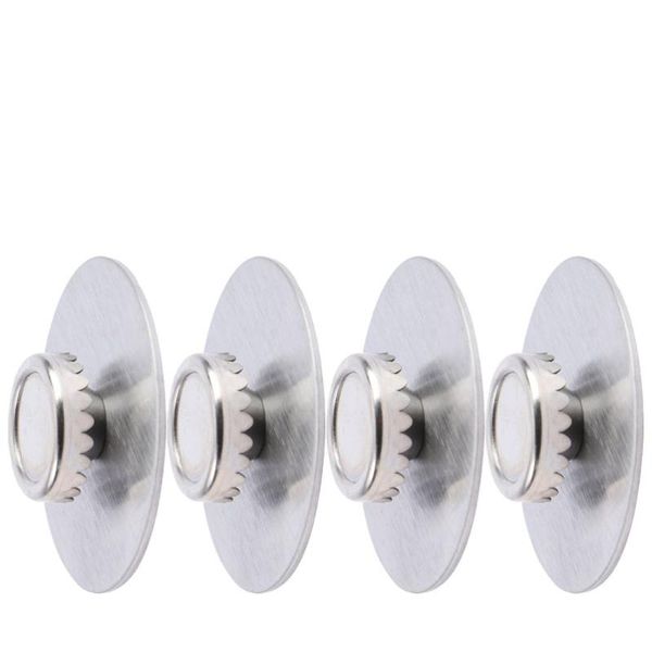 

soap dishes 4pcs magnetic suction holders bar holder saver for home (silver)