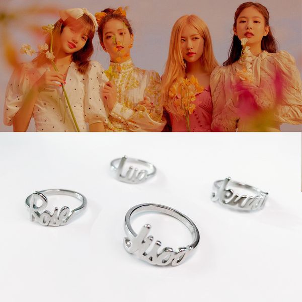

pink blacklink peripheral simple gift tail ring ginny lisa, Silver