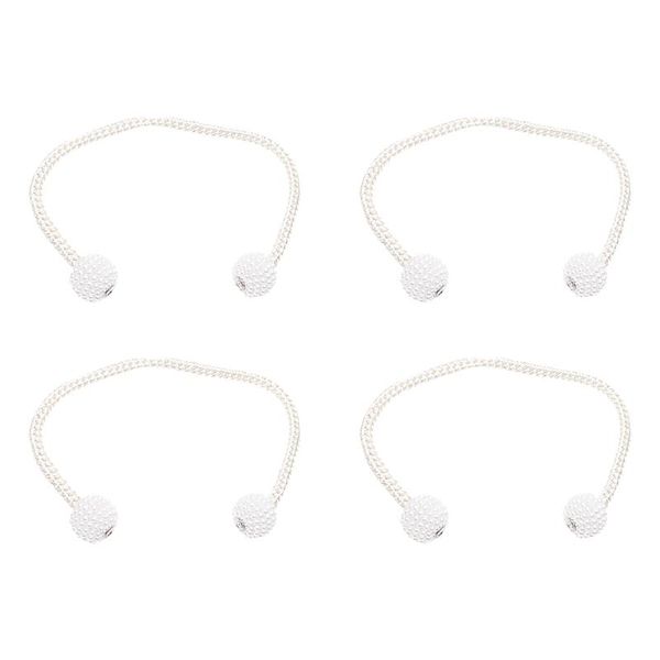 

curtain & drapes 4pcs magnetic tiebacks buckle decorative