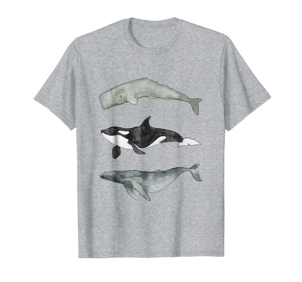 

Whale Trio T-shirt (Sperm, Orca, Humpback), Mainly pictures